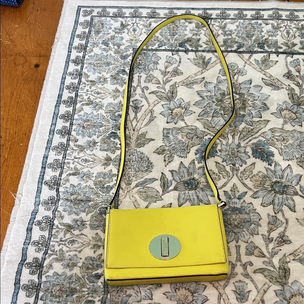 Kate Spade Vibrant Yellow Crossbody Bag